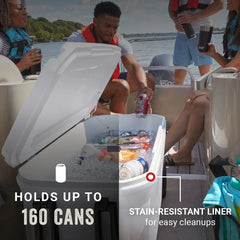 Classic Series 100-Quart Marine Wheeled Cooler
