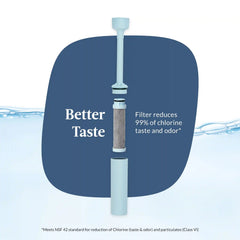 Contigo® Wells Plastic Filter Water Bottle with AUTOSPOUT® Straw Lid and Replacement Filter, 24 Oz.