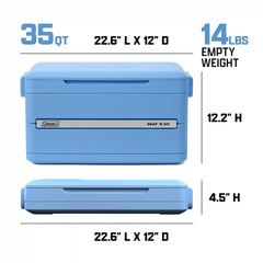 Snap 'N Go 35-Quart Collapsible Hard Cooler