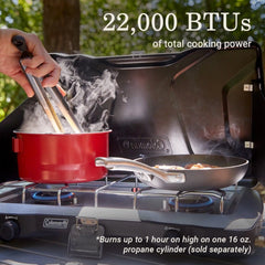 Triton™+ 2-Burner Propane Gas Camping Stove