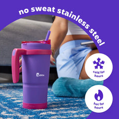 bubba Envy S Tumbler with Handle, Bumper and Straw, 32oz