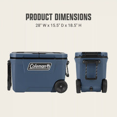 Flex 'N Go™ 62-Quart Wheeled Cooler
