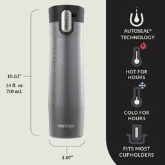 Contigo® West Loop 3.0 Stainless Steel Travel Mug with AUTOSEAL® Lid, 24oz