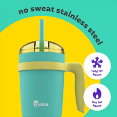 bubba Envy S Tumbler with Handle, Bumper and Straw, 32oz