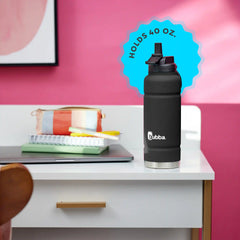 bubba Trailblazer Insulated Water Bottle with Straw Lid, 40oz