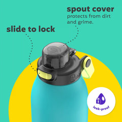 bubba Radiant Water Bottle with Straw, 40oz