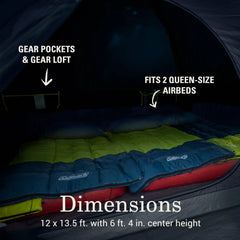 Skydome™ 8-Person Screen Room Camping Tent with Dark Room™ Technology