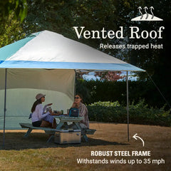 OASIS™ 13 x 13 Canopy with Sun Wall