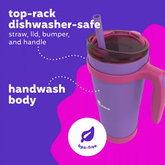 bubba Envy S Tumbler with Handle, Bumper and Straw, 32oz