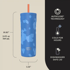 Contigo® x Ally Love Streeterville 2.0 Stainless Steel Tumbler with Straw, 24oz