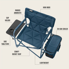 Flex 'N Go™ Chair Table + Cooler Sapphire