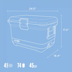 Coleman® Pro 45-Quart Hard Cooler