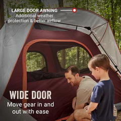 Skylodge™ 4-Person Instant Camping Tent, Blackberry