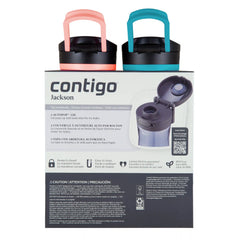 Contigo® Jackson 2.0 Tritan Water Bottle with AUTOPOP® Lid, 24oz, 2-Pack