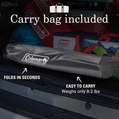 Camping Chair with Built-In 4-Can Cooler, Gray