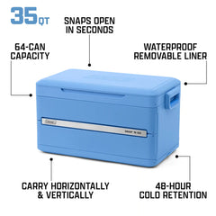Snap 'N Go 35-Quart Collapsible Hard Cooler