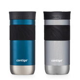 Contigo® Byron 2.0 Stainless Steel Travel Mug with SNAPSEAL™ Lid and Grip, 16oz, 2-Pack