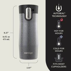 Contigo® West Loop 3.0 Stainless Steel Travel Mug with AUTOSEAL® Lid, 16oz
