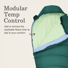 Cozy 30°F Sleeping Bag with Integrated Liner