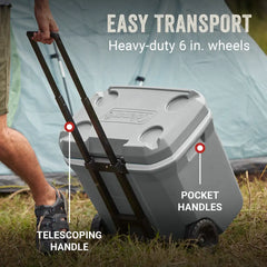 Classic Series™ 65-Quart Wheeled Cooler