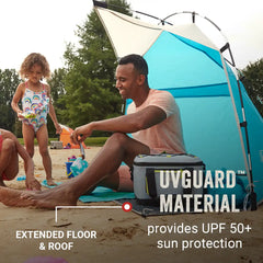 Skyshade™ Small Compact Beach Shade, Caribbean Sea