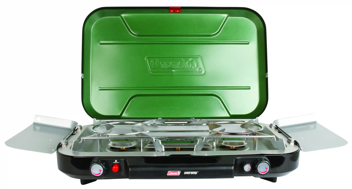 Even-Temp™ Propane Gas Camping Stove, 3-Burner