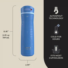 Contigo® x Ally Love Ashland Chill 2.0 Stainless Steel Water Bottle with AUTOSPOUT® Lid, 24oz