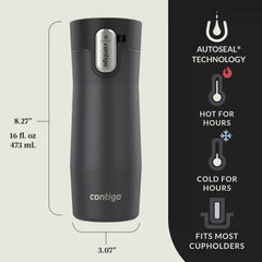 Contigo® West Loop 3.0 Stainless Steel Travel Mug with AUTOSEAL® Lid, 16oz