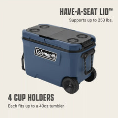 Flex 'N Go™ 62-Quart Wheeled Cooler