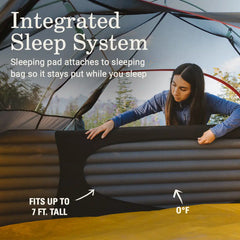 PEAK1™ 0 F Mummy Down Sleeping Bag - Long