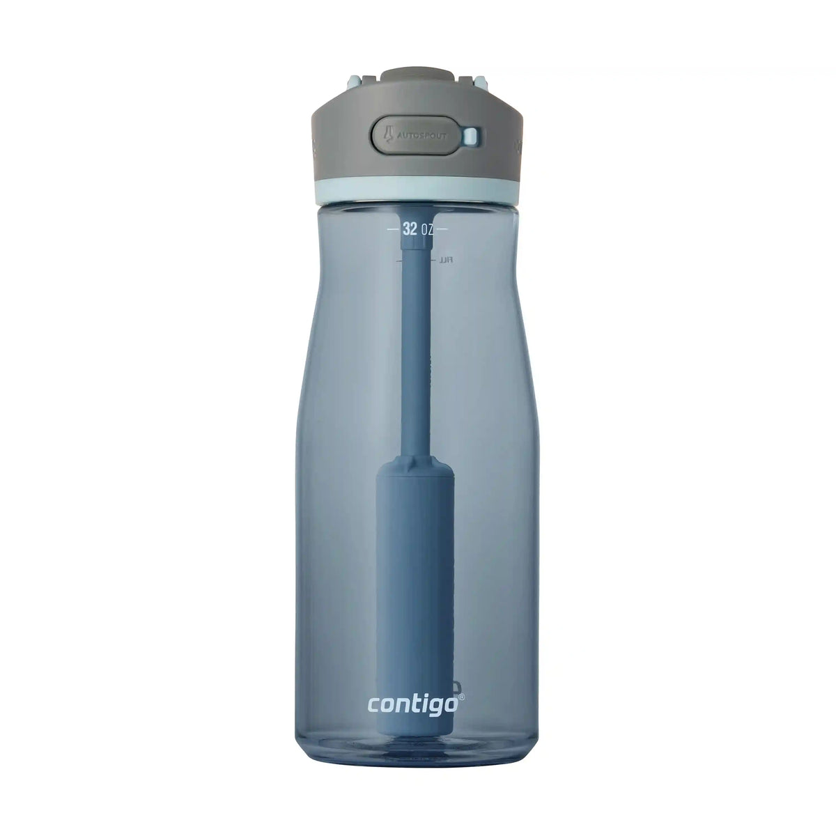 Contigo® Wells Plastic Filter Water Bottle with AUTOSPOUT® Straw Lid, 32 Oz.